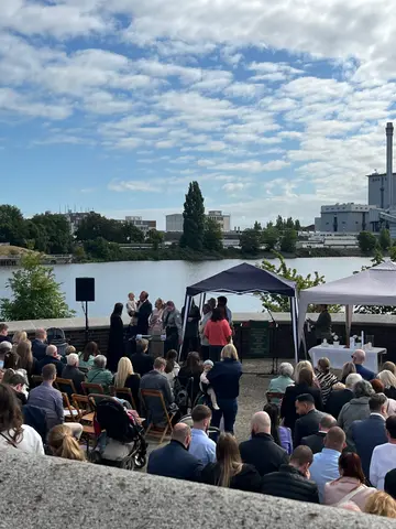 Bild 1 von 2 – Weserwehr Gottesdienst 2025